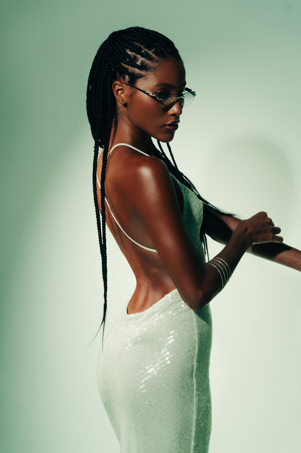 LIGHT MATCHA - MORGANA - MAXI DRESS